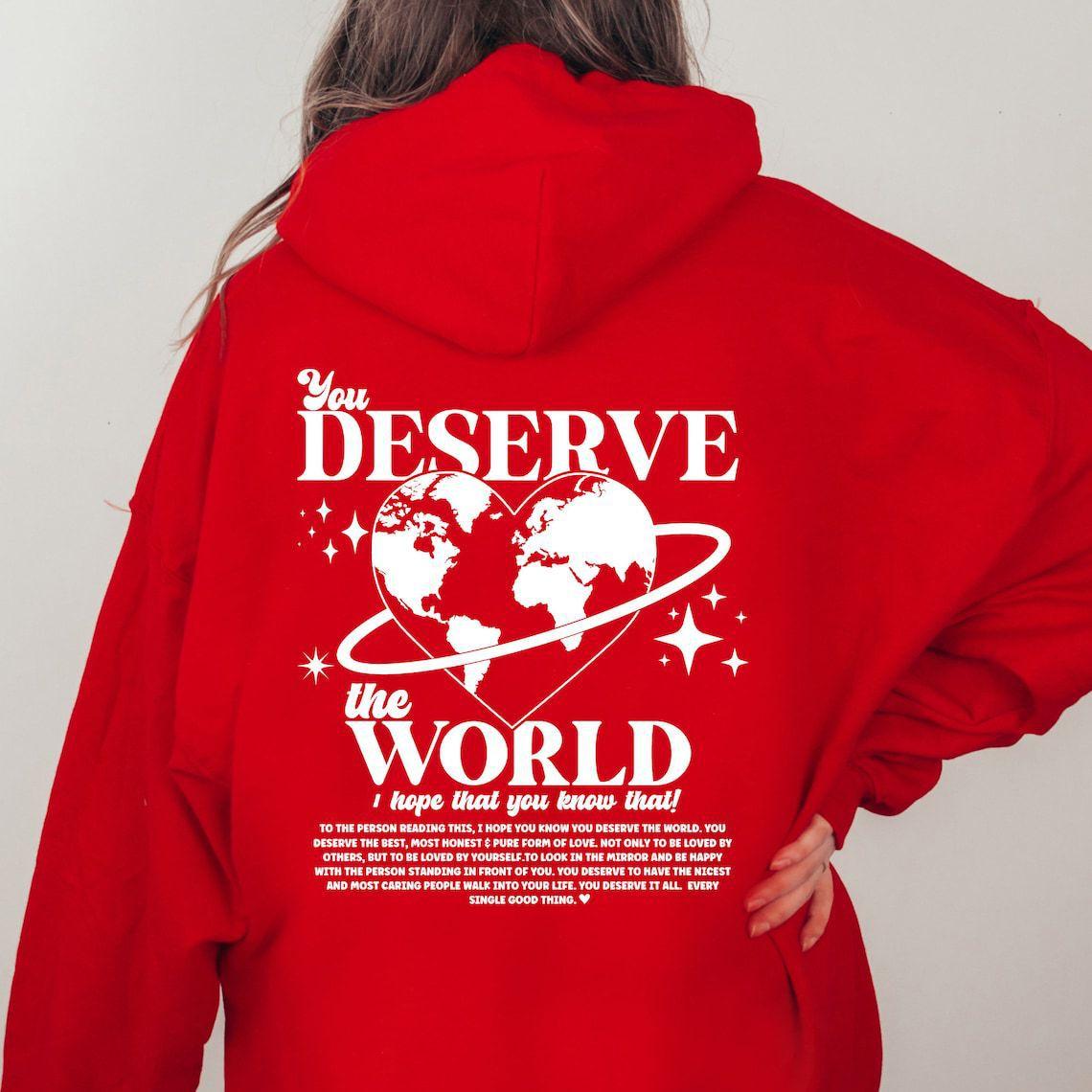 Толстовка You Deserve The World — фото 8