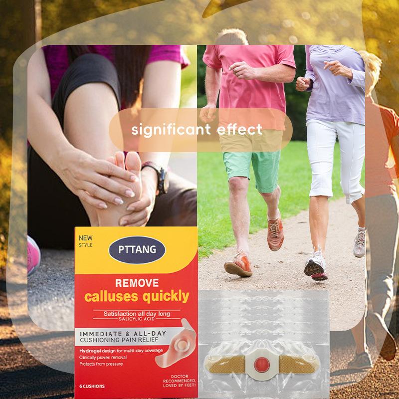 6 Patches Corn Patch Corn Plaster Remover Corn Toe Pads Patch Adhesive Callus Cushion Non-Woven Fabric Toe Corns Callus Removal