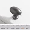 Aluminum Alloy Furniture Knobs Rustproof Waterproof Surface Classic Design for Cabinet Drawer Dresser Bathroom Kitchen Furniture