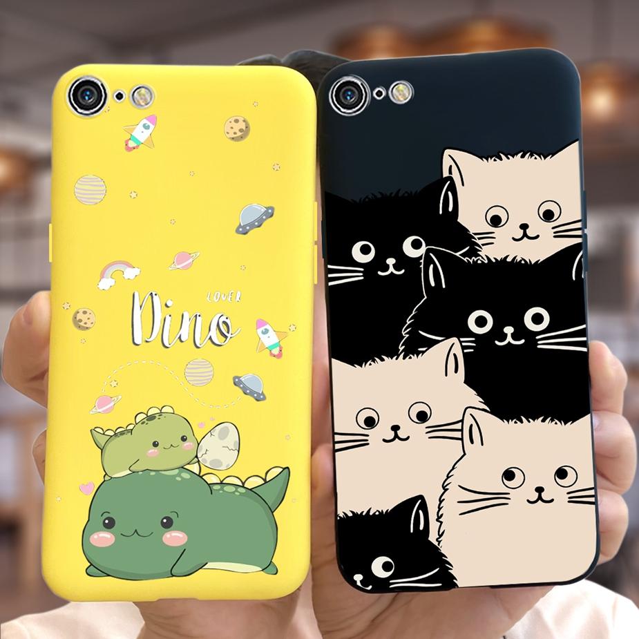 For Apple iPhone 7 8 Plus Case Cute Fashion Painted Back Cover Soft Silicone Phone Case For iPhone 8 Plus iPhone7 iPhone8 Bumper