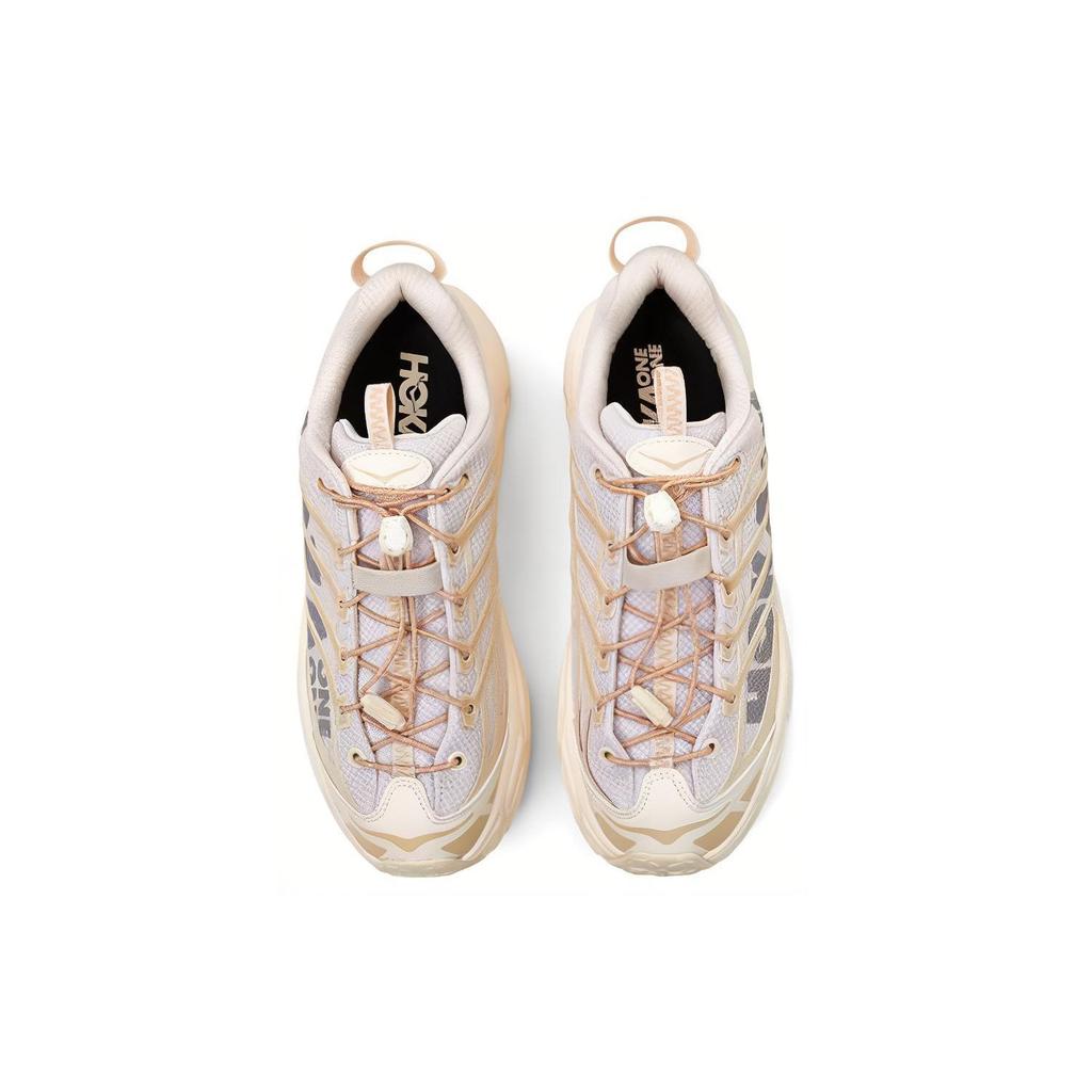HOKA Mafate Three2 Eggnog Shifting Sand Unisex Spor Ayakkabı Krem 1141572-ESSN