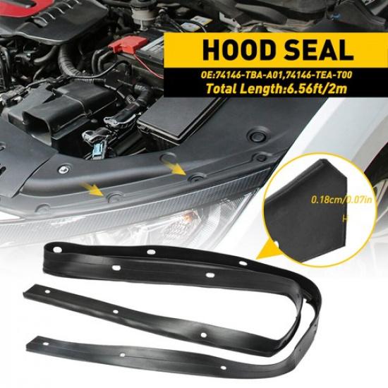 Hood Seal Gasket Rubber Replacement For 2016- Honda Civic OE74146-TBA-A01 A