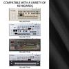 Musiin Drum Machine Dust Cover for Roland TR-06, Roland TR-08, and Roland TR-09, Premium Chinlon Dustproof and Anti-Dust, Smooth Touch, and Custom Fit