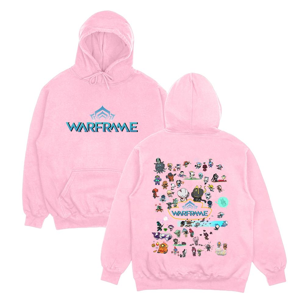 Warframe Premium Anniversary Hoodies Fashion High Street Loose Sweatshirts Long Sleeve Women Men Pullover Comic Casual Tops