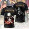 Nové 2026 Rocková Kapela Megadeth 3D Tištěné Pánské a Dámské Tričko Módní Krátký Rukáv Punk Hip Hop Street Harajuku Top