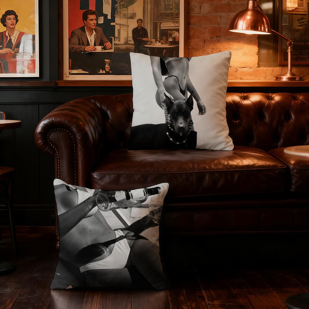 Fashion Sexy Women Cushion Cover Home Office Convenient Nordic Simplicity Hit With Zipper Cushion Cover