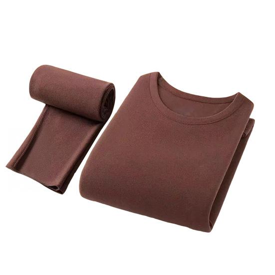 Underwear for Men Fleece Lined Base Layer Set Winter Warm
