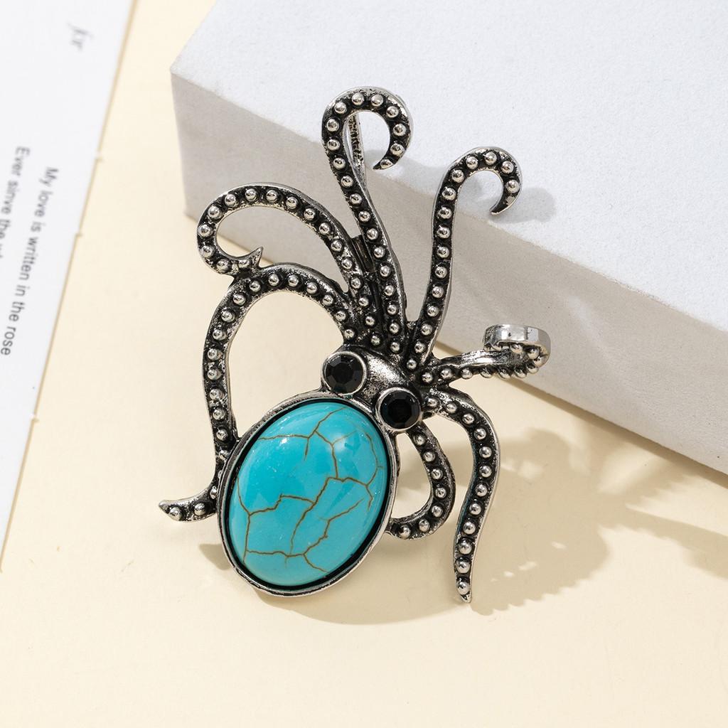 Shell Octopus Brooch Pendant For Diy Jewelry Making And Gift Crafts