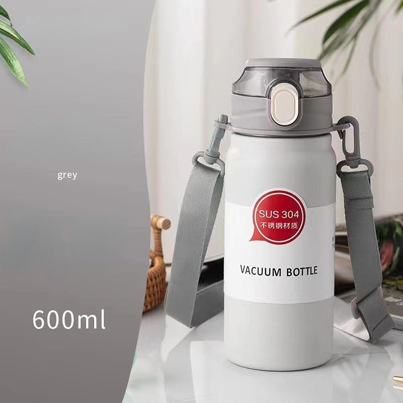 Thermos Cup 600ml Vacuum Flasks Portable Stainless Steel Thermos Cup Water Bottle Travel Tea Mug Office Thermos Cup