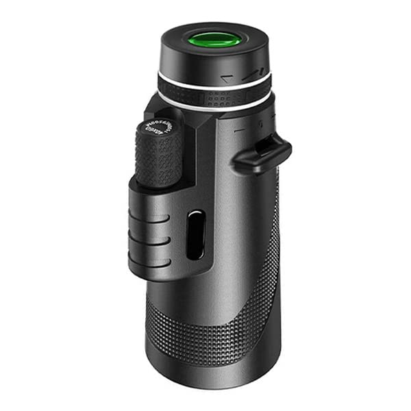 

Wellvie BAK4 Prism 80x100 Zoom with High for Bird Live Monocular, Telescope, Anti-Shake, Shockproof, Lightweight, Tripod, Magnification, FMC, чорний