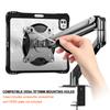 For iPad Pro 11 (2024) Clear Case PC+TPU+Acrylic Kickstand Tablet Back Cover