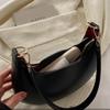 New Fashionable High-end Moon-shaped Baseball Bag Showing Luxury Women's Single Shoulder Bag Underarm Hobo Bag