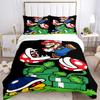 3pc Mario Bedding Set Guest Room Bedroom Decor Christmas Halloween Decor Gifts- All Seasons (No Insert)a1013058