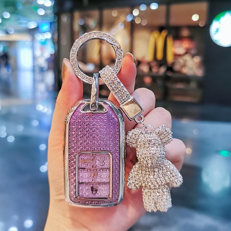 Car Key Case Cover Shell For Honda Crv Civic Accord Xrv Vezel Hiroshi Fit Crider Sensing Urv Crider Envix Inspire Avancier