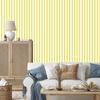 Striped Wallpaper Cream, White and Yellow for Living Room and Bedroom 50x1000