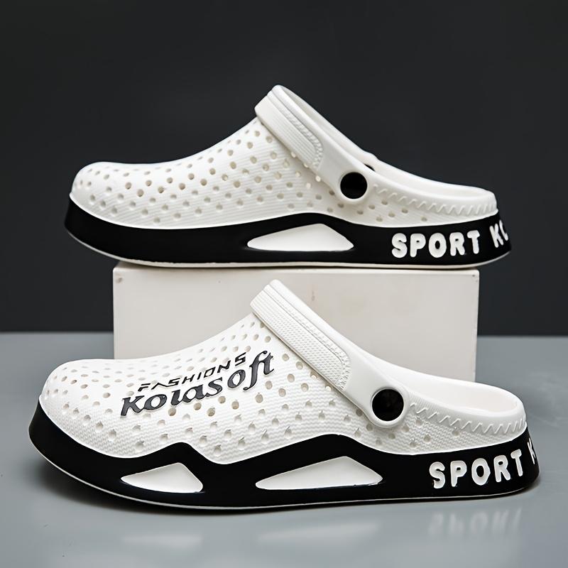 Herren Mode Sandalen | Rutschfeste Atmungsaktive Bequeme Hausschuhe EVA Gartenschuhe | Lässige Wanderschuhe, Outdoor Strandschuhe