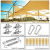 304 Stainless Steel Triangle Shade Sail Turnbuckle & Spring Hook Set