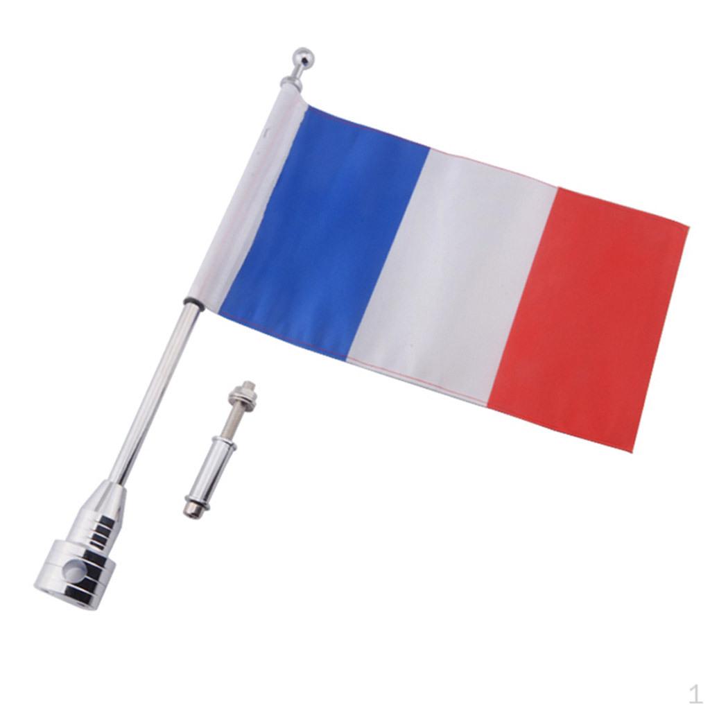 Adjustable France Flagpole Mount Luggage Rack/ Durability Universal Compatible for