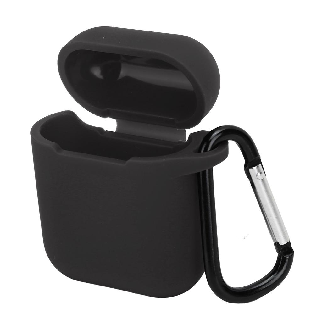 Headphone Protective Cover Case AntiLost Silicone Protector with Carabiner for IOS Earbuds 1 2