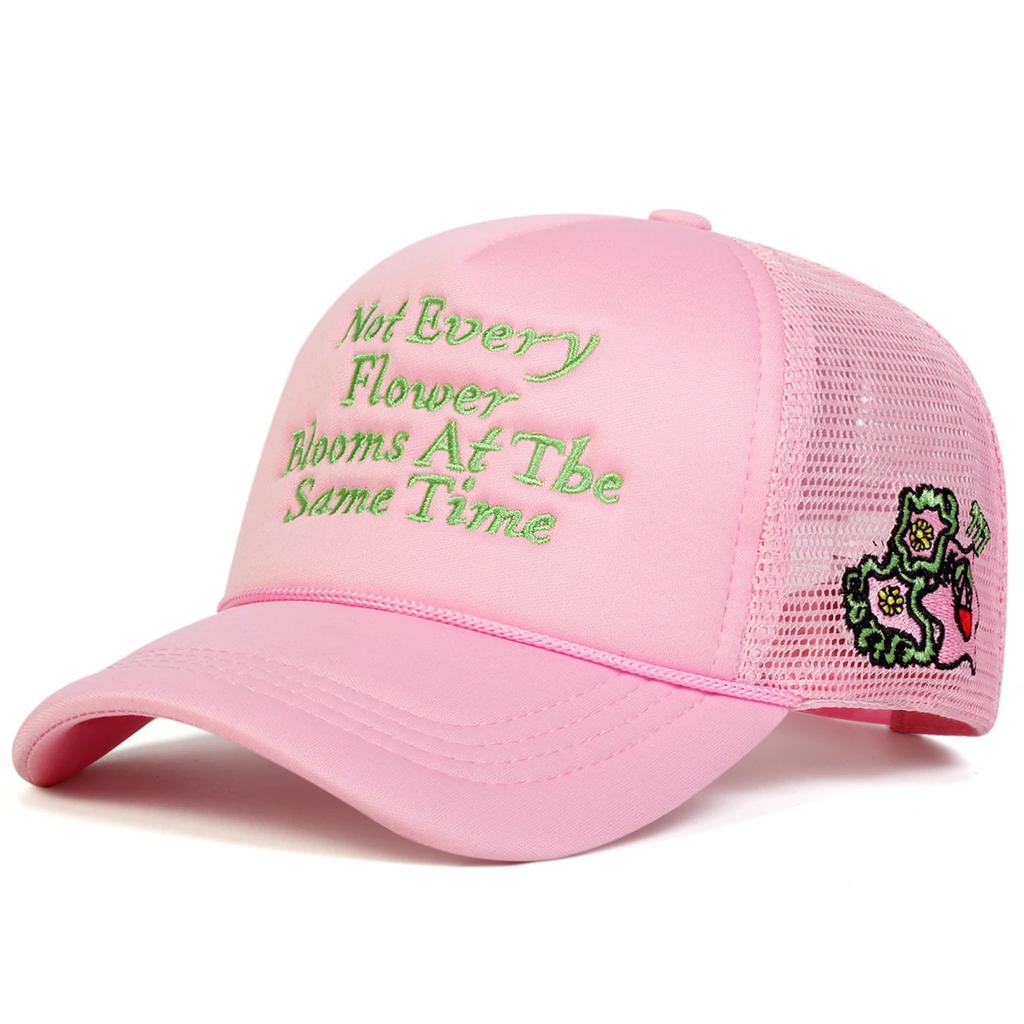 Unisex Not Every Letter Embroidery Baseball Net Caps Hip Hop Cap Spring Summer Outdoor Adjustable Casual Hats Sunscreen Hat