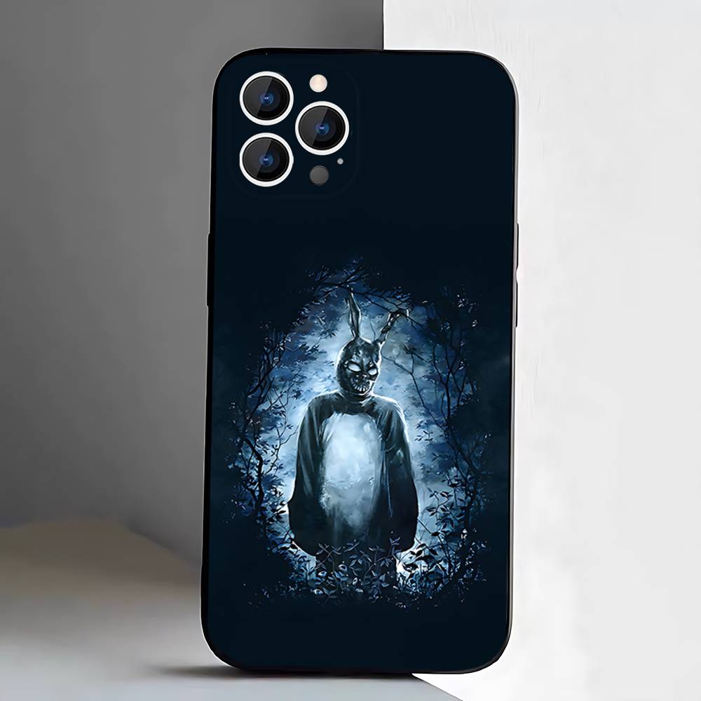 D-Donnie Darko Phone Case For iPhone 17,16,15,14,13,12,11,Pro,XS,Max,XR,Plus,E,SE4,Mini Black Soft Cover