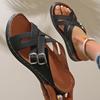 Fashion Women Slippers Lightweight Comfortable Wedge Sandals Open Toe Anti-Slip Slippers Casual Female Platform Retro Shoes Slides Women