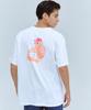 Bibiwaibi (Unisex) Old Boy Oversized T-Shirt (White)