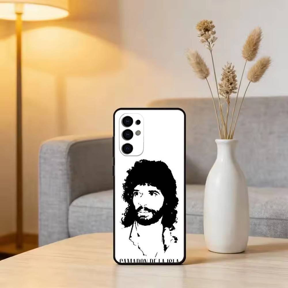 Singer Camaron D-De L-La I-Isla Phone Case For Samsung S25,S24,S21,S22,S23,S30,Ultra,S20,Plus,Fe,Lite,Note,10,Black Cover