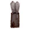 For Samsung Galaxy S24+ Case 3D Bunny Ears Fuzzy Winter Warm Phone Cover