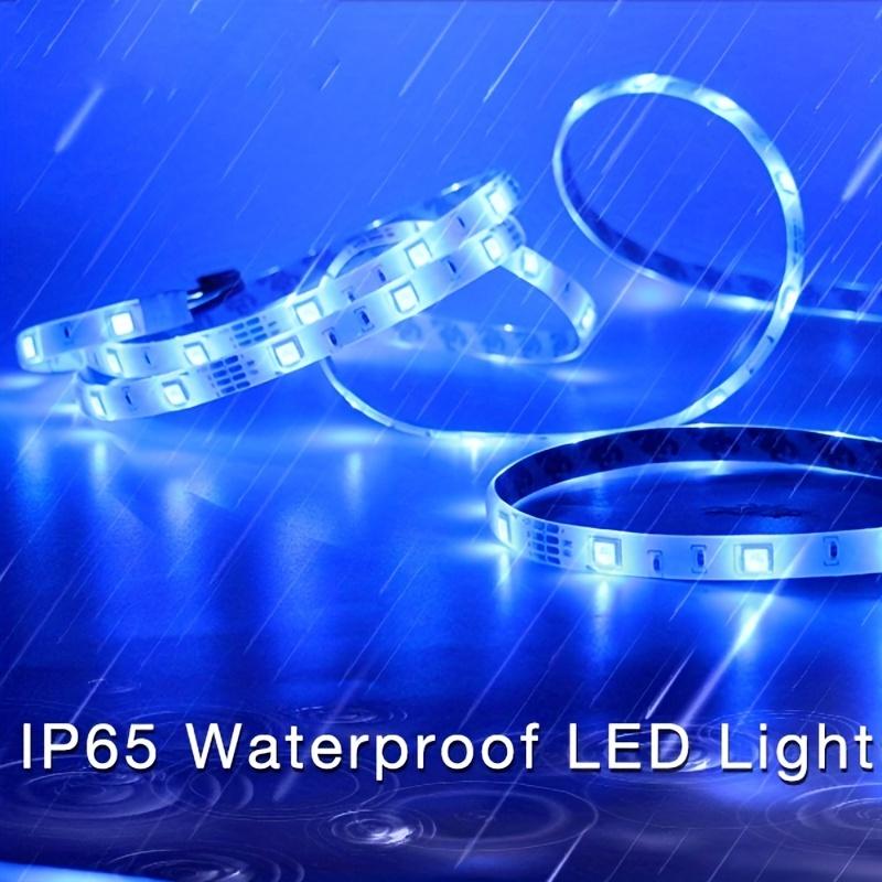Wasserdichte LED-Lichtleisten, intelligente Lichtleiste mit App-Sprachfernbedienung, geeignet für 5050 RGB-Musik, synchrones Farbwechsellicht im Freien