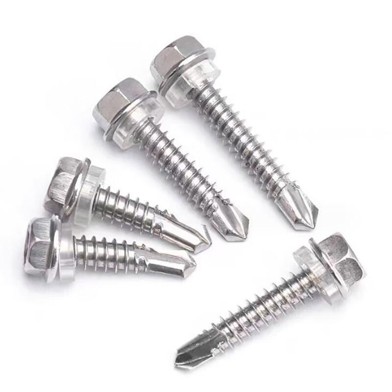 410 Stainless Steel Hex Head Self-Drilling Screws