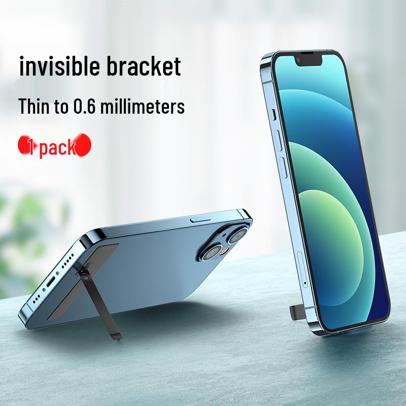 Invisible Ultra-Thin Metal Phone Holder - Portable Desktop Support for Binge-Watching