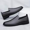 Genuine Leather Men Footwear Slip On Office Man Formal Shoes Wedding Party Men Dress Shoes Breath Driving Lazy Loafers Moccasins