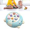 Interactive Whack Toy for Kids 360 Degree Rotating Cute Emoticon Music Light Hammering Pounding Toy