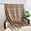 Windproof Winter Plaid Scarf Thick Warm Women Wrap Shawls Casual Long Tassel Scarves