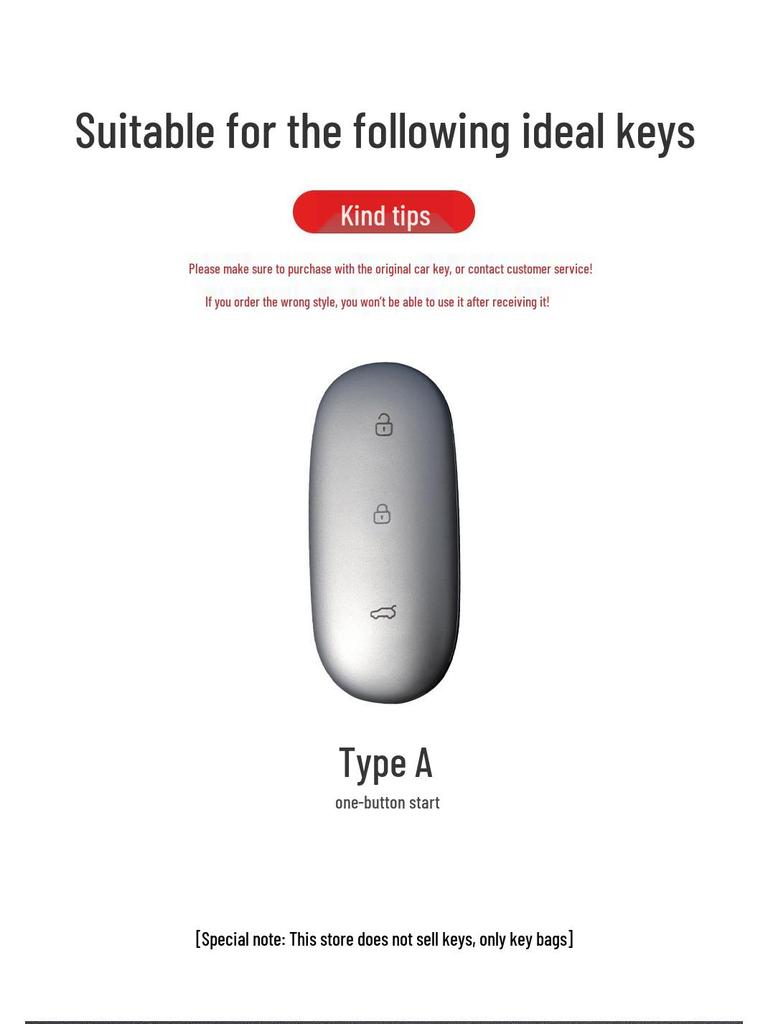 Compatible Li Auto L6 Pro Key Case for L7/L8 Max/L9 Ultra with Mega Carbon Fiber Metal Shell.