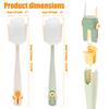 2Pcs 5 in 1 Water Cup Cleaning Brush Set Washing Tool For Use Cup Brush Thermos Cup Brush Milk Bottle Cleaning Sponge Brush