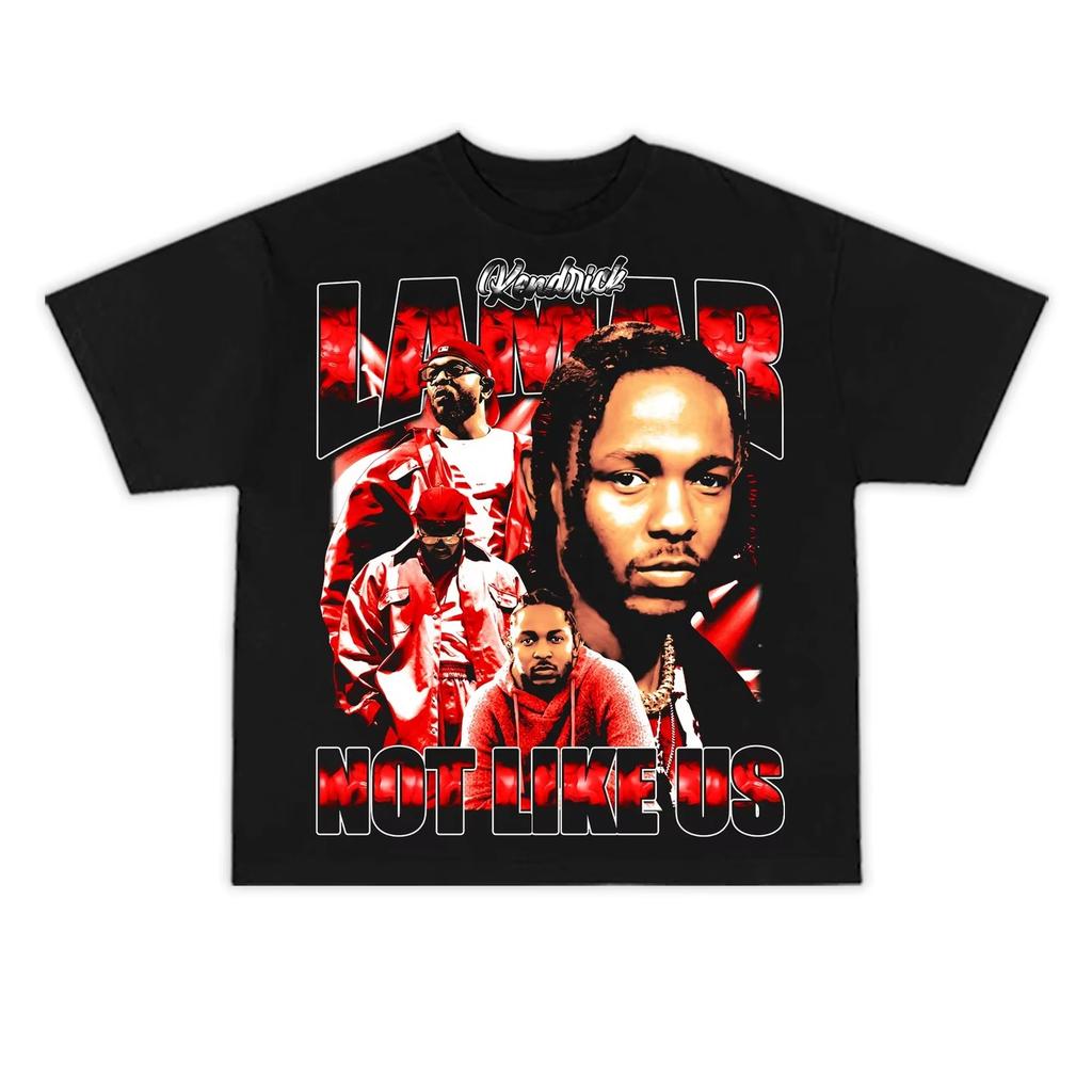 Kendrick Not Like Us T Shirt Unisex Women Short Sleeve Cotton Tees Hip Hop Lamar T-shirt Unisex Clothing Y2k Tops Summer Streetwear