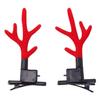 2pcs/Pair Christmas Glowing LED Antlers Hairpin Elk Red Headband Antlers Children Hair Accessories Headbands for Women Xmas Gift