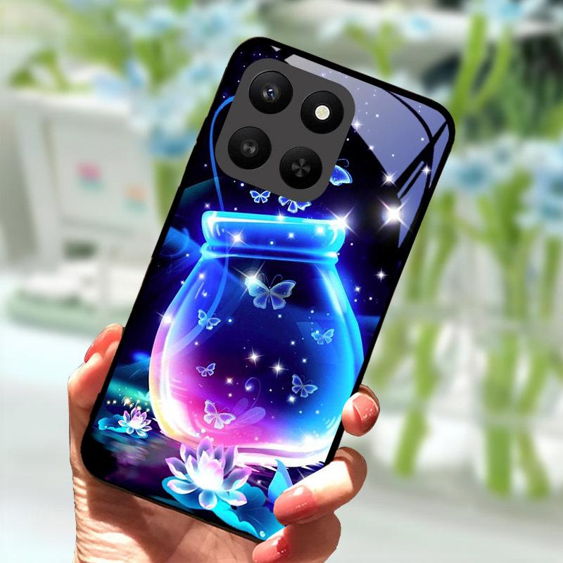 For Honor 400 Smart 5G Case Full Camera Protection Phone Cover Tempered Glass Cases For Honor 400Smart Case Shell Fundas Coque