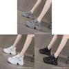 Shoe Platform Sneakers With Breathable Leather For Women Summer Casual Comfort