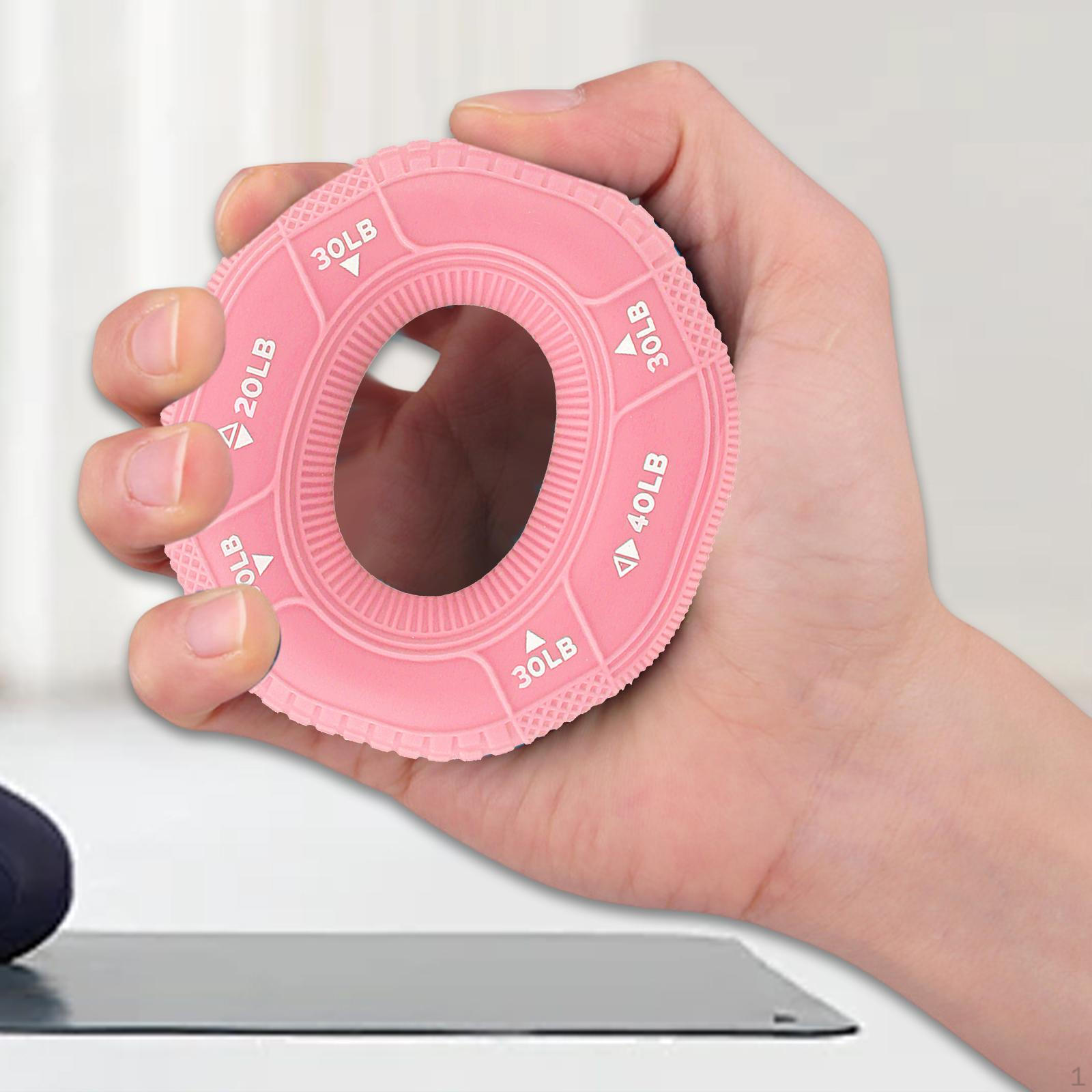 

Усилитель для рук, тренажер для пальцев, нескользящая тренировка мышц розовый