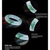 Natural Quartz Jade Green Floating Flower Jade Bracelet Fashionable Charm Emerald Bangle Jade Bracelet Women's Gift