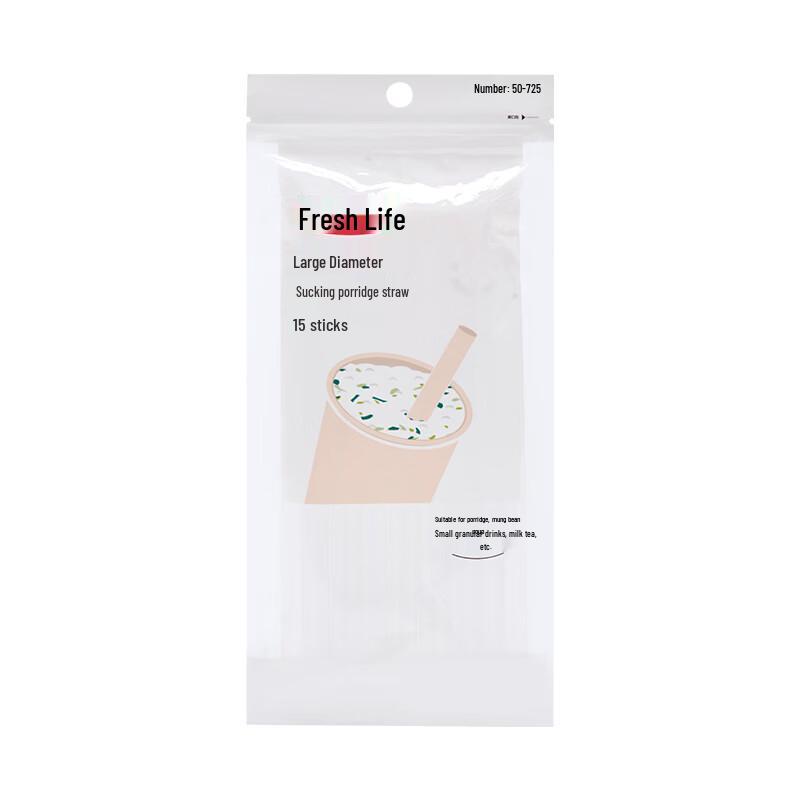 

Fresh Life Large Diameter Porridge Straws