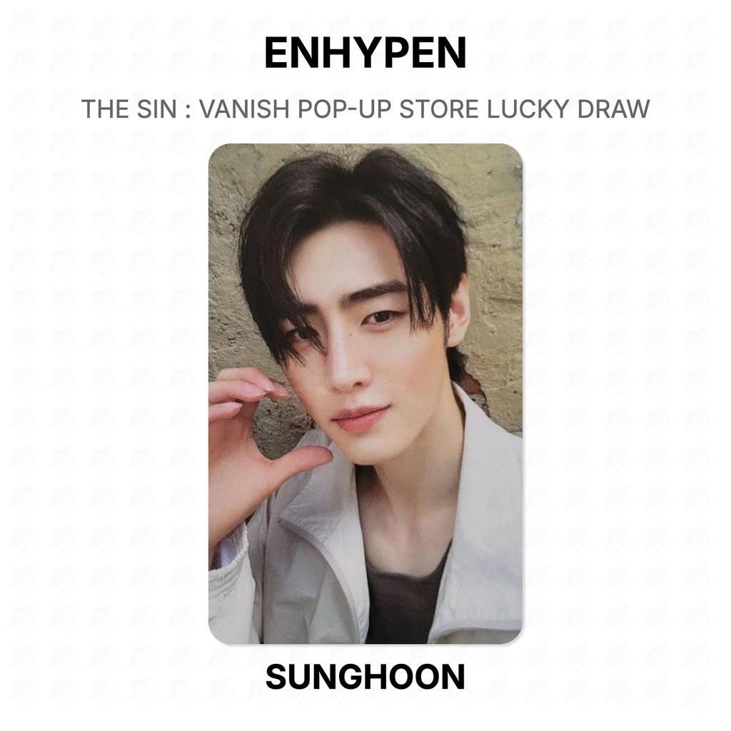 ENHYPEN THE SIN : VANISH POP-UP STORE LUCKY DRAW Official Photocard