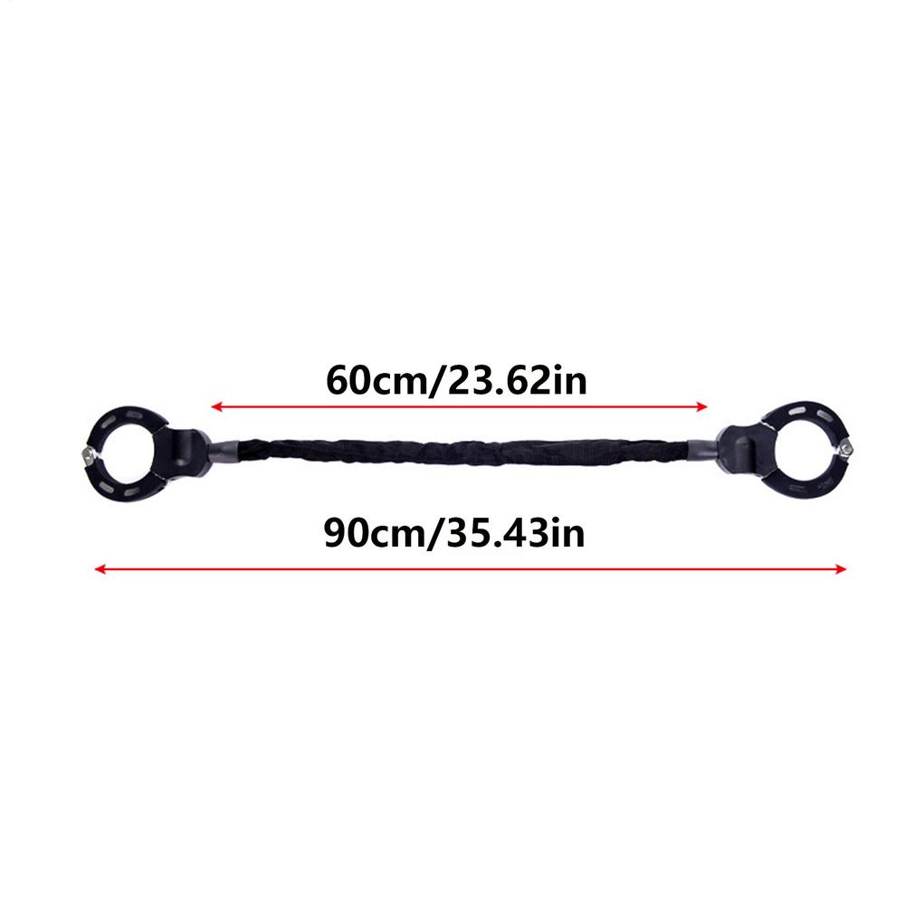 

Motorcycle Bike Electric Scooter Lock with 3 Key 90cm Chain Lock Anti Theft Heavy-Duty System for Outdoor Travel
