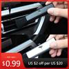 Car Sticker Car Detail Cleaning Brush Auto Air Vent Cleaner Accessories For Tesla Model3 Model S Model X Model Y Cybertruc