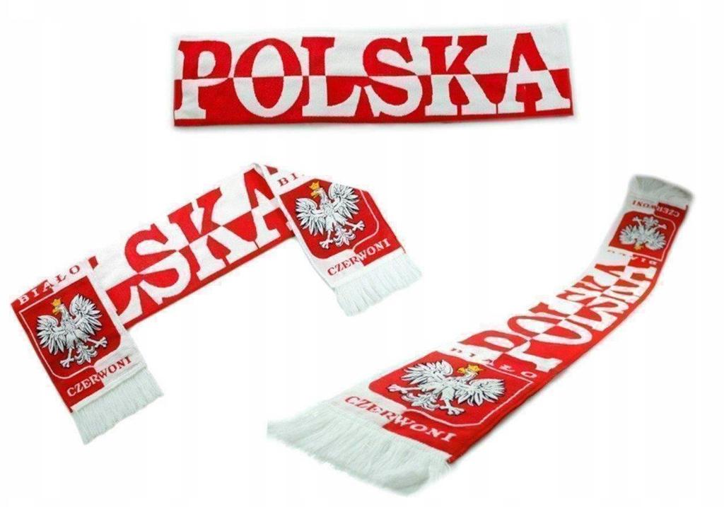 Double-Sided Poland Fan Scarf
