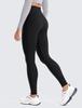 CRZ YOGA Full Length Yoga Pants for Cold Size XS Women's Fleece-Lined Fitness, Fall/Winter, Protection, Sweat-Wicking, Quick-Drying, Breathable,