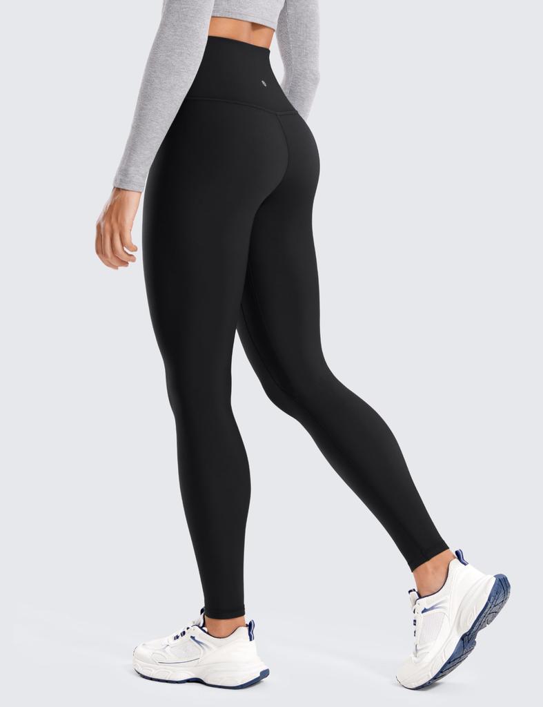 CRZ YOGA Full Length Yoga Pants for Cold Size XS Women's Fleece-Lined Fitness, Fall/Winter, Protection, Sweat-Wicking, Quick-Drying, Breathable,